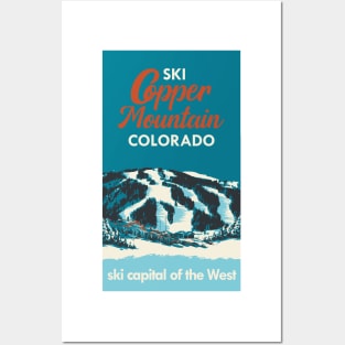 Ski Copper Mountain Vintage Ski Poster Posters and Art